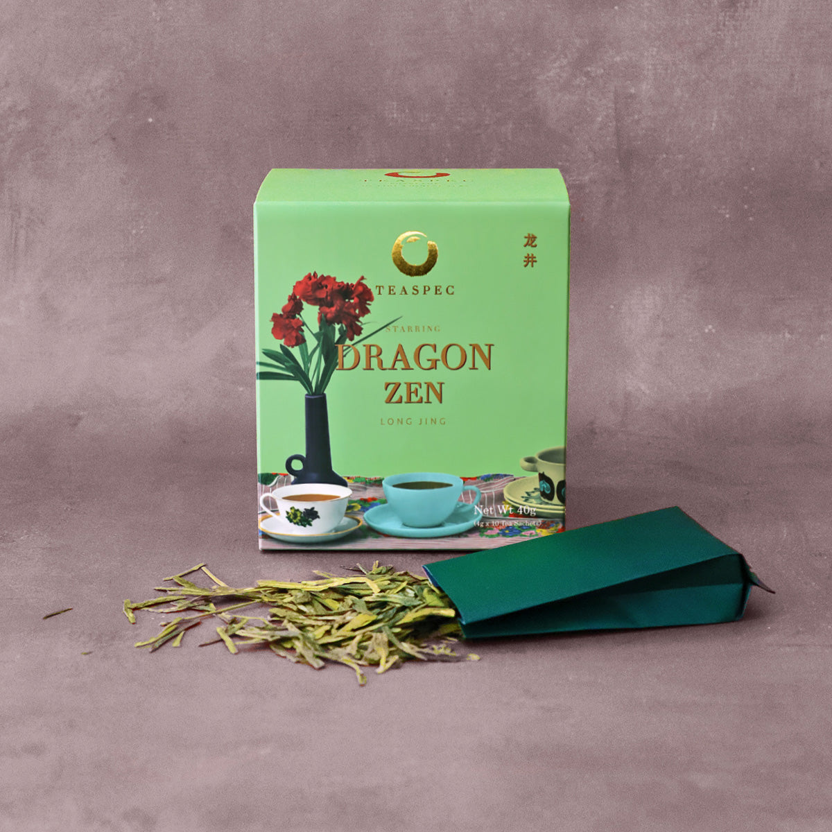 Dragon Zen, Long Jing Loose Leaf Tea - TEASPEC