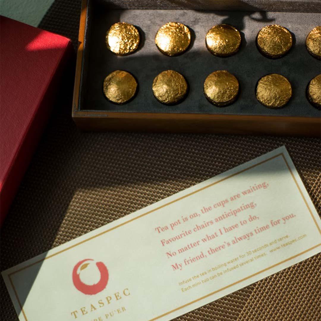Regalia Ripe, Ripe Pu'er Compressed Mini Tea Tuo - TEASPEC