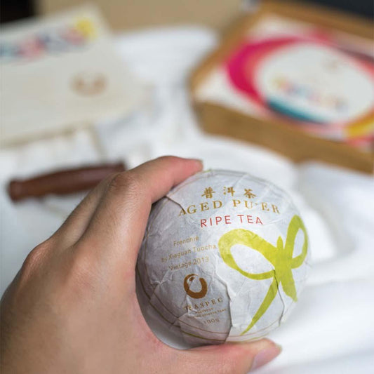 Frenchie, Ripe Pu'er Compressed Tea Tuo - TEASPEC