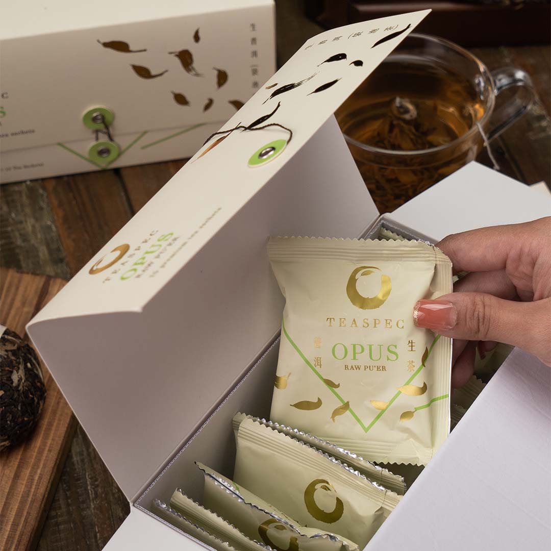 Buy TEASPEC Opus Raw | Best Chinese Pu'er Tea | Pu-erh Teabags