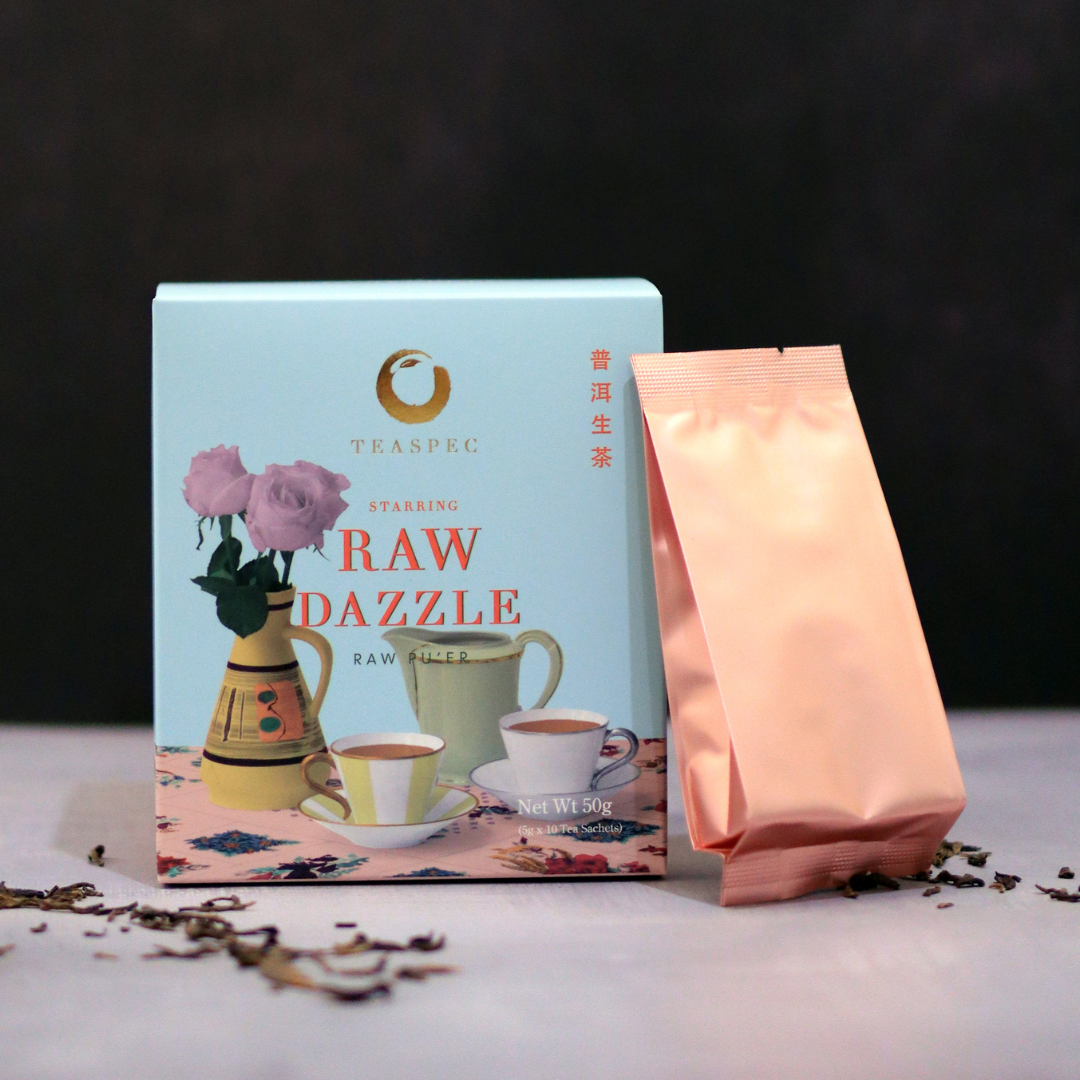 Raw Dazzle, Raw Pu'er Loose Tea Sachets