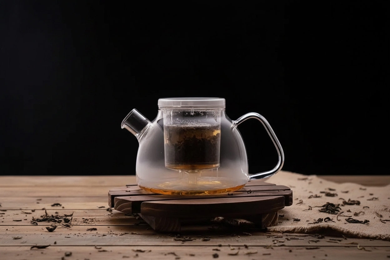 Lazy Pour Glass Teapot 900ml