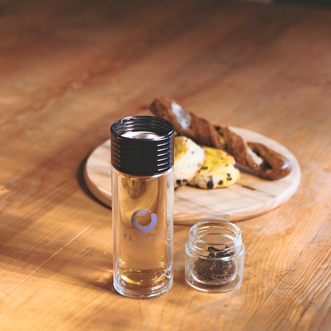 Lazy Go Glass Tea Travel Tumbler 350ml